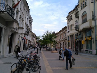 Subotica town square