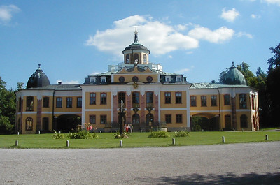 yellow castle exterior