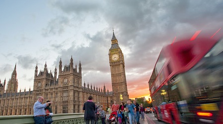 Big Ben at sunset