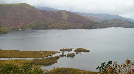 Lake District in England in autumn