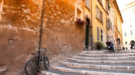 brick and stone building in Rome